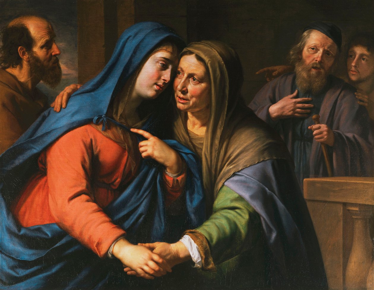 La Visitazione, c.1643 da Philippe de Champaigne