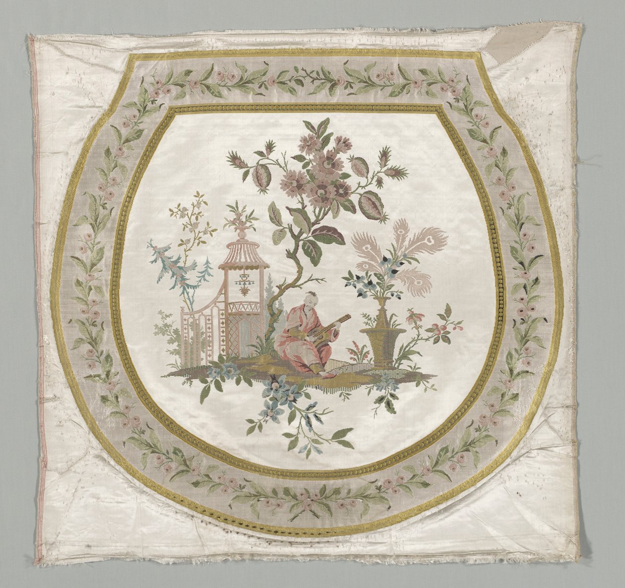 Rivestimento per un sedile di sedia, c. 1743-1774 da Philippe de Lasalle