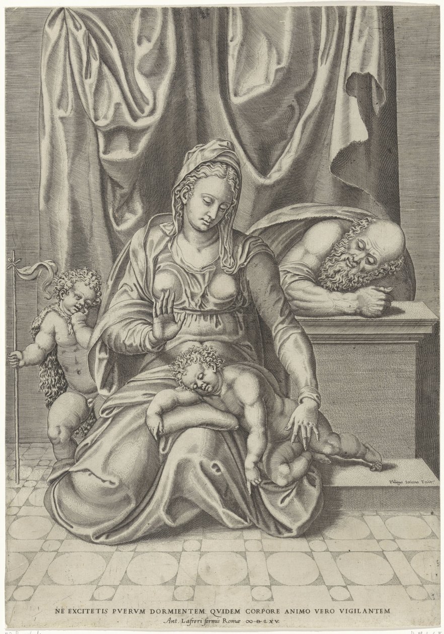 Sacra Famiglia con San Giovanni Battista da Philippe de Soye