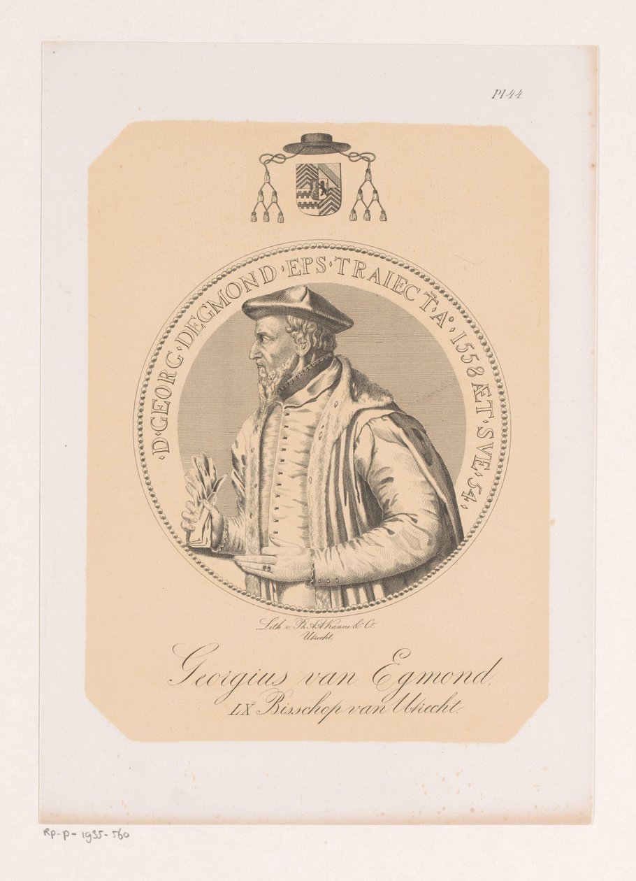 Ritratto di George van Egmont da Philippus Anthonius Alexander Kanne (attributed to)