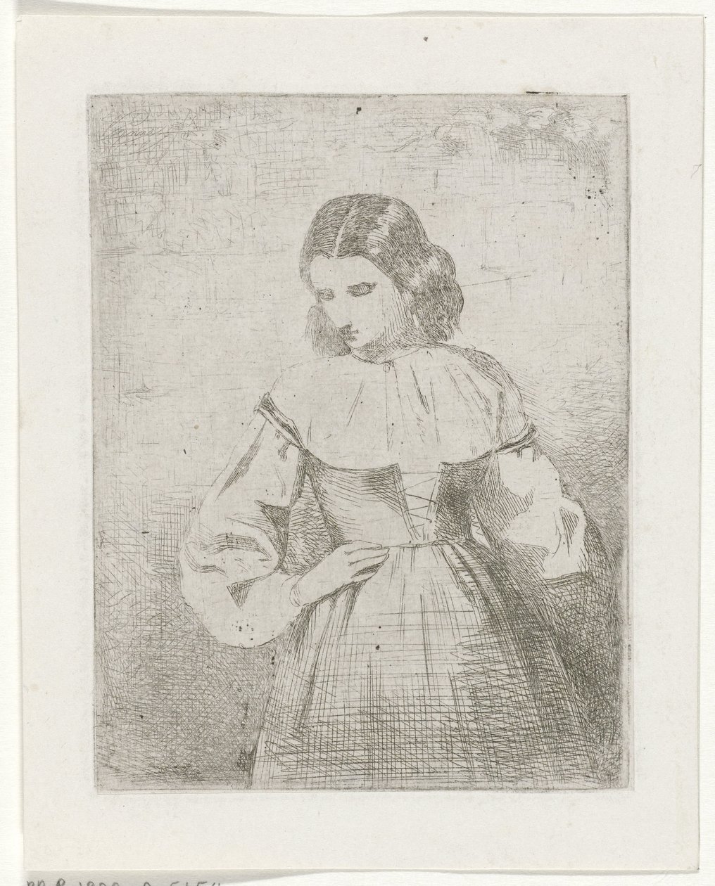Ritratto di una giovane donna da Philippus Anthonius Alexander Kanne