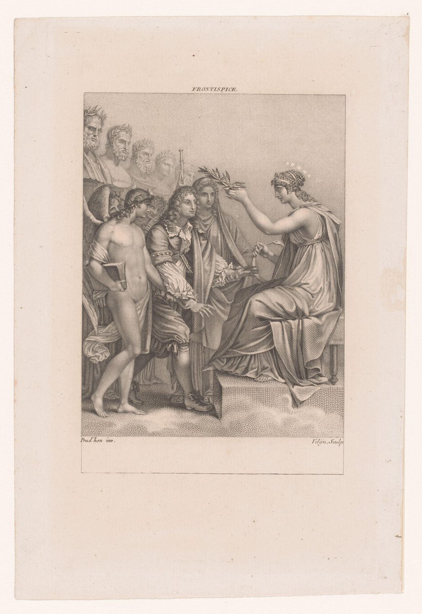 Apoteosi di Jean Racine da Philippus Velijn