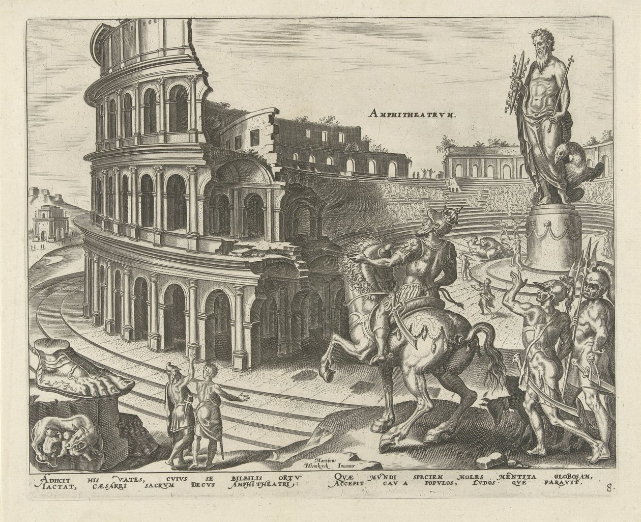 Colosseo a Roma da Philips Galle