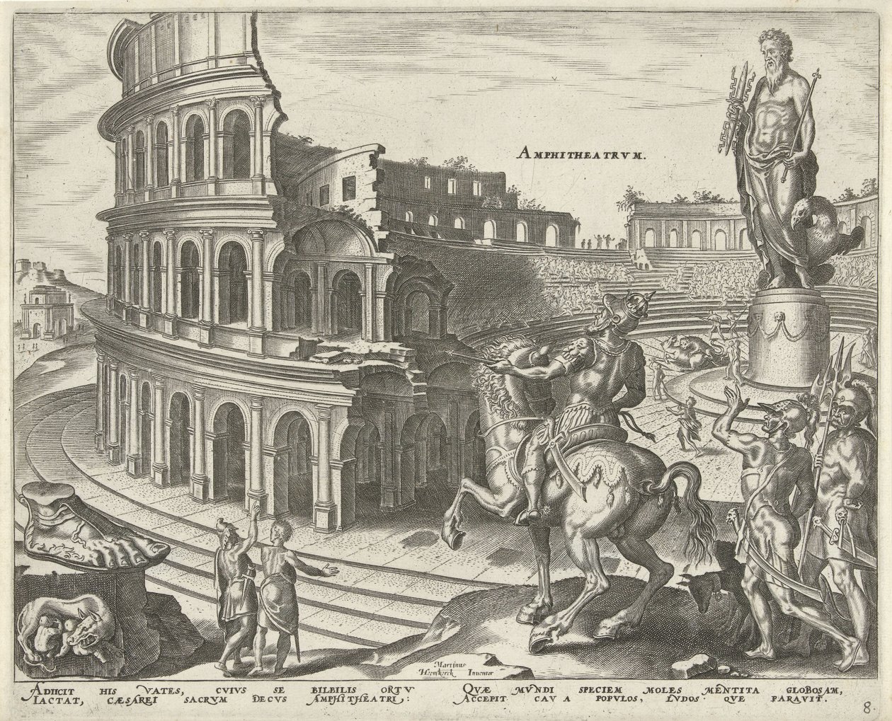 Colosseo a Roma da Philips Galle