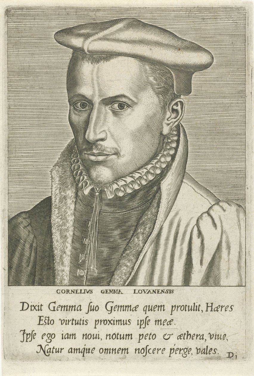 Ritratto di Cornelius Gemma da Philips Galle