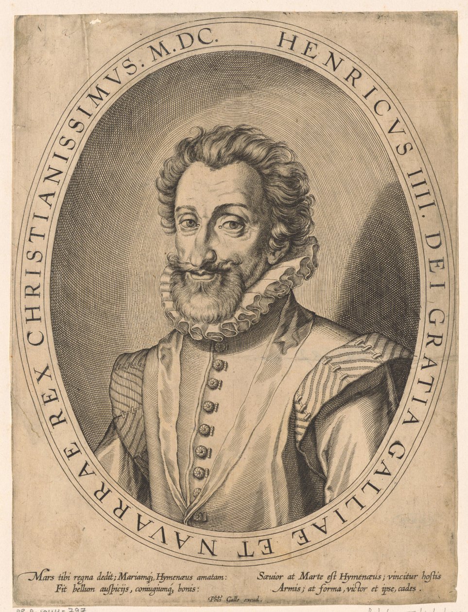 Ritratto di Enrico IV, re di Francia da Philips Galle