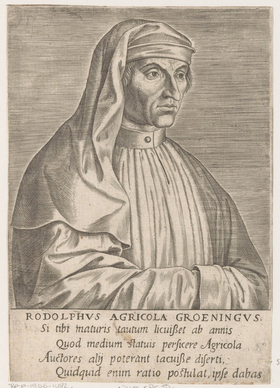 Ritratto di Rudolf Agricola da Philips Galle