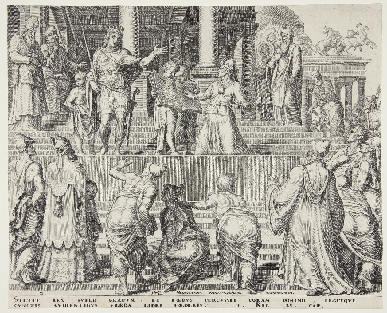 Il Libro della Legge letto davanti al popolo da Philips Galle