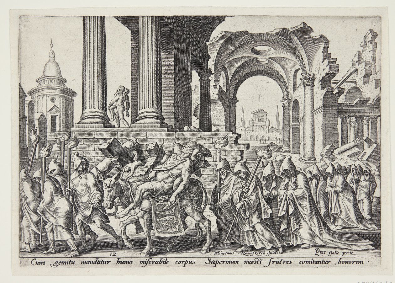 La sepoltura di Sansone da Philips Galle
