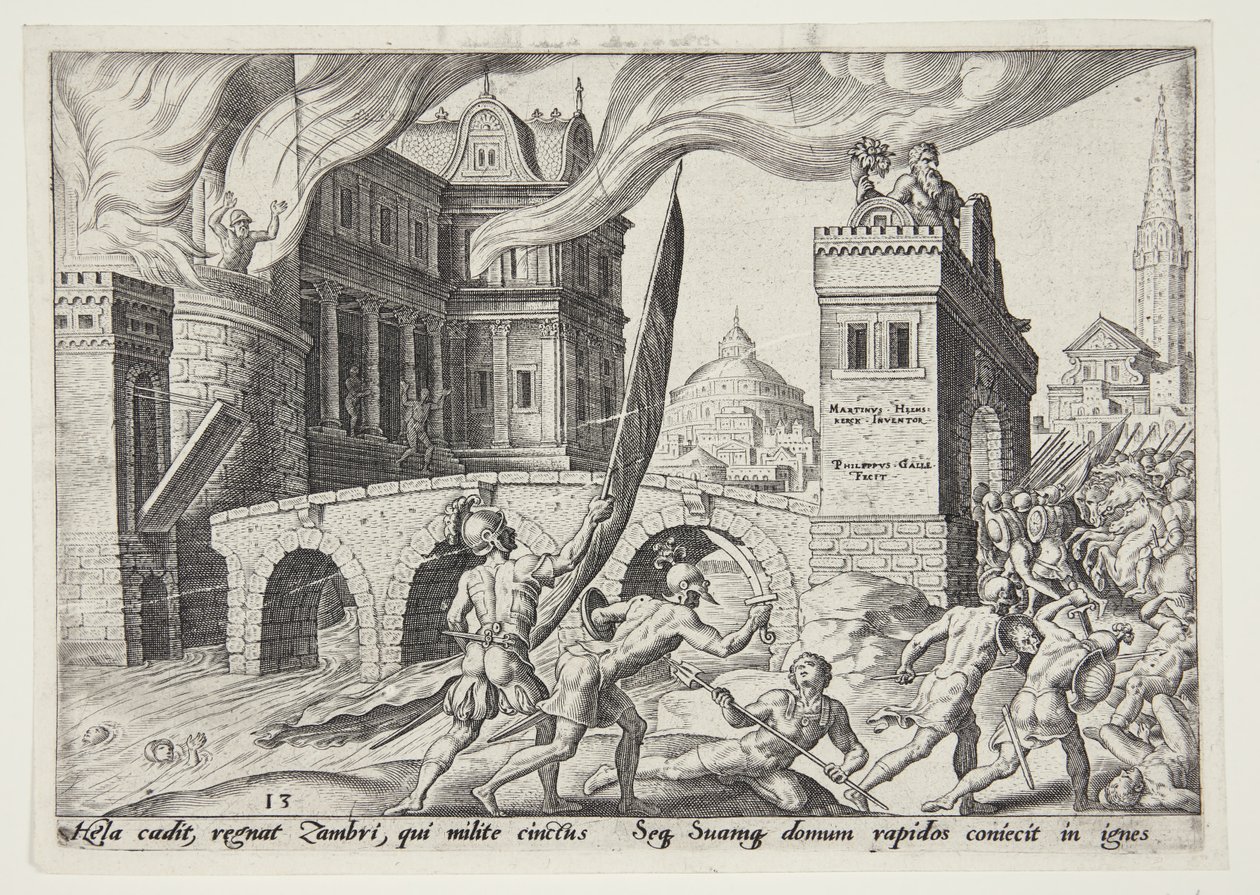 La cattura di Tirsah da Philips Galle