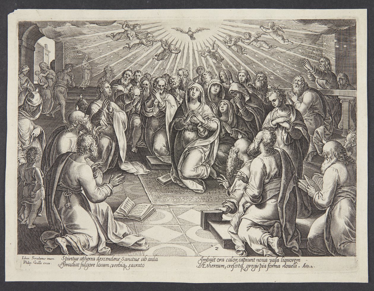 La discesa dello Spirito Santo da Philips Galle