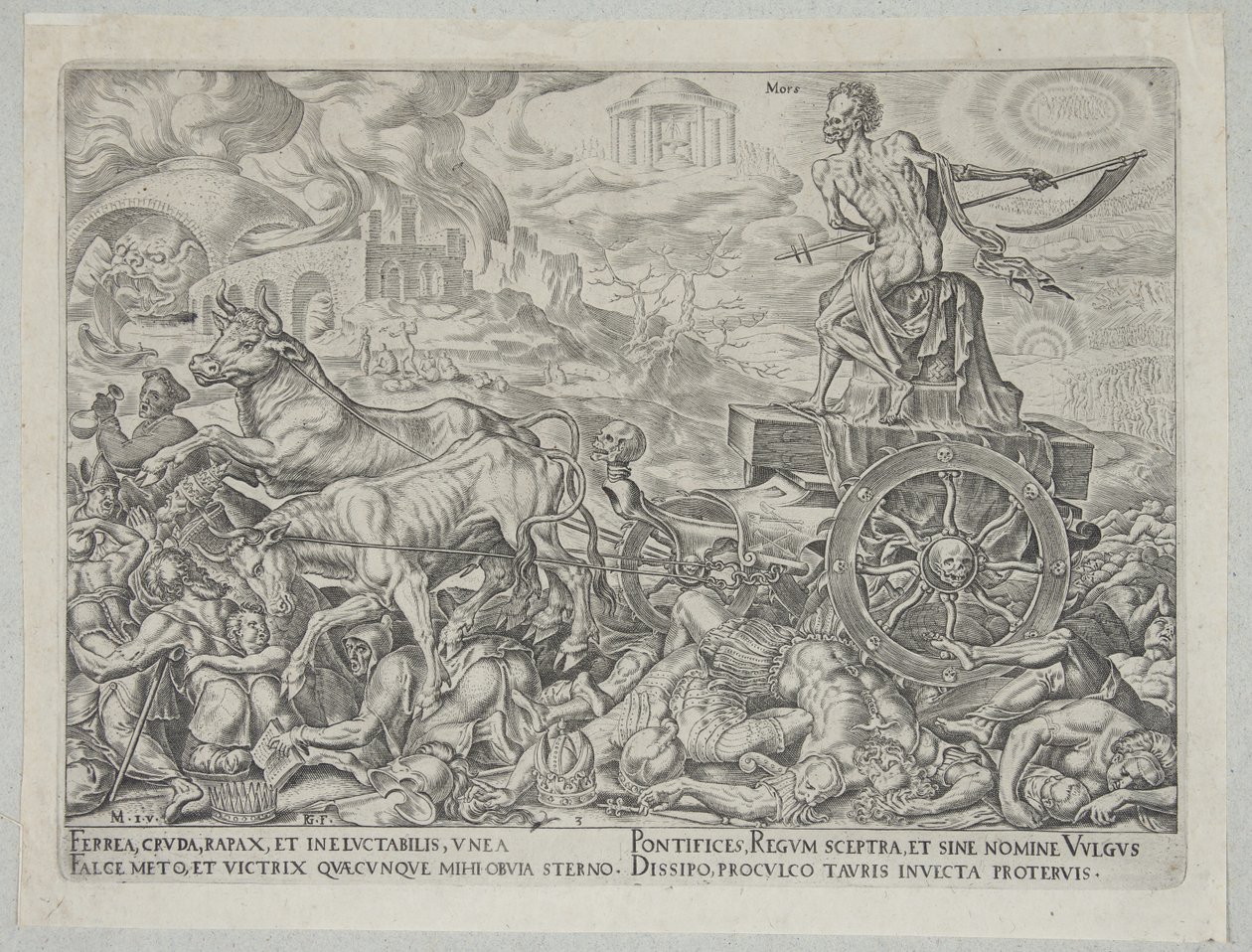 Il trionfo della morte da Philips Galle