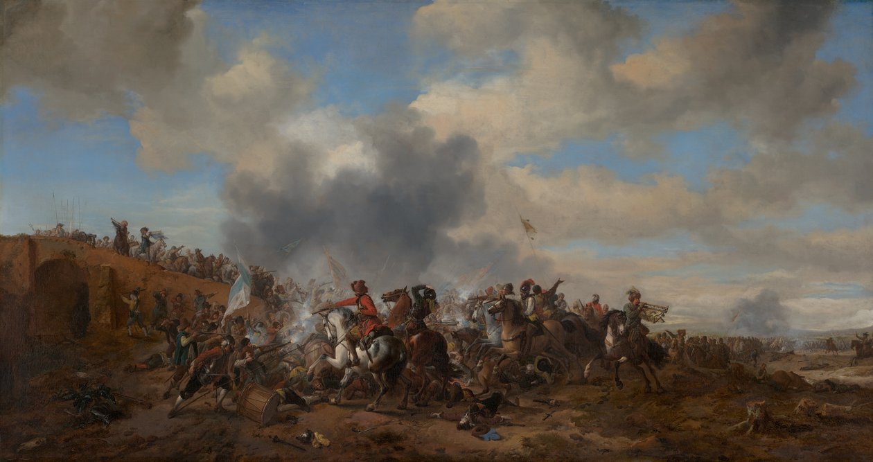 Scena di battaglia da Philips Wouwerman