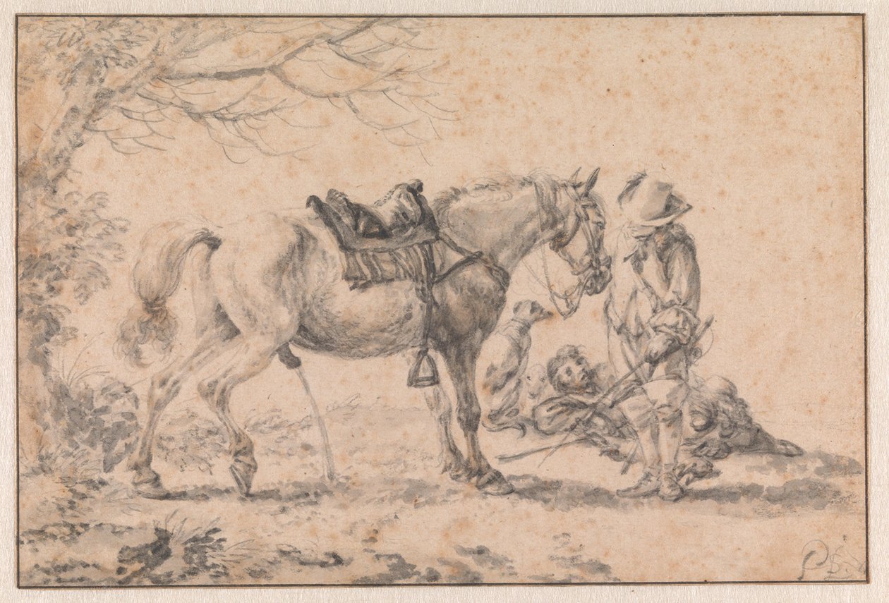 Il cavallo che fa pipì da Philips Wouwerman