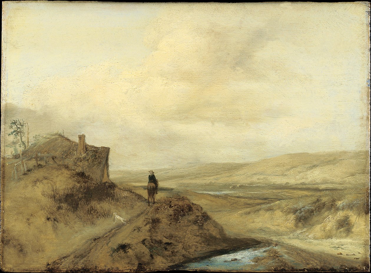 Cavaliere tra le dune da Philips Wouwerman