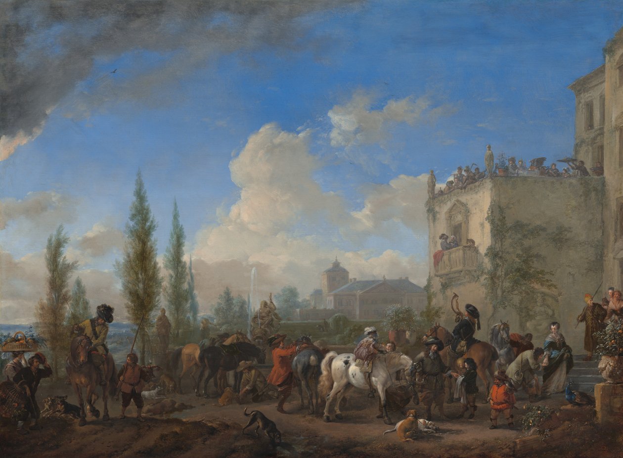 La partenza per la caccia da Philips Wouwerman