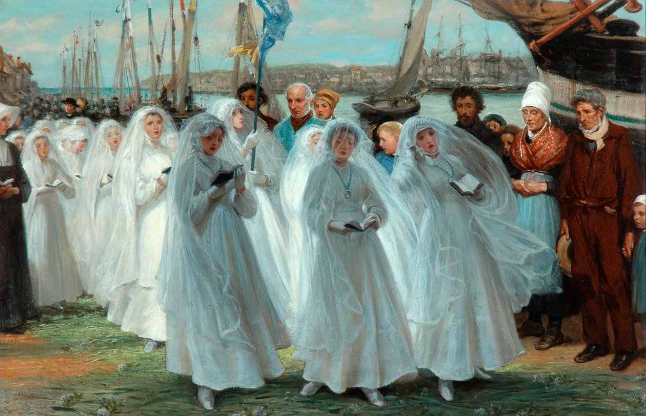 La prima comunione, 1878 da Phillip Richard Morris