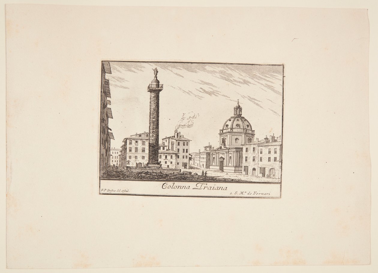 Danese: Colonna Traiana. 1. Chiesa di S. Maria de Fornari da Philothée Francois Duflos