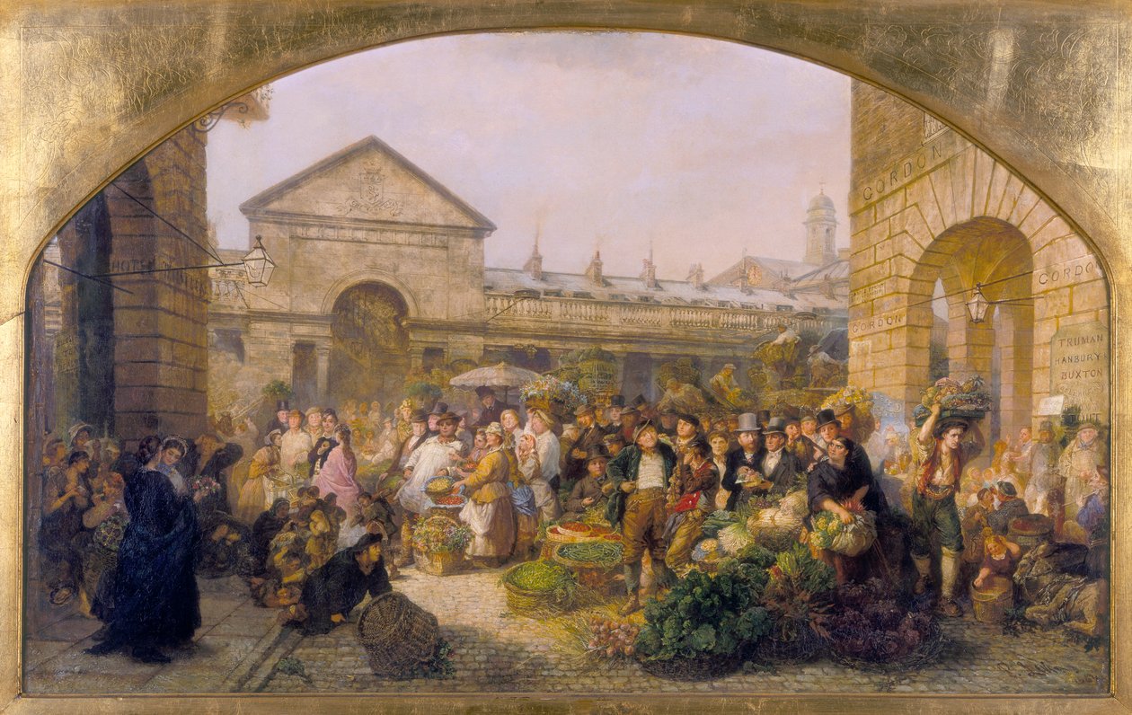 Mercato di Covent Garden, 1864 da Phoebus Levin