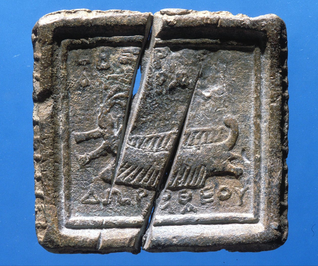 Peso raffigurante una nave (piombo) da Phoenician
