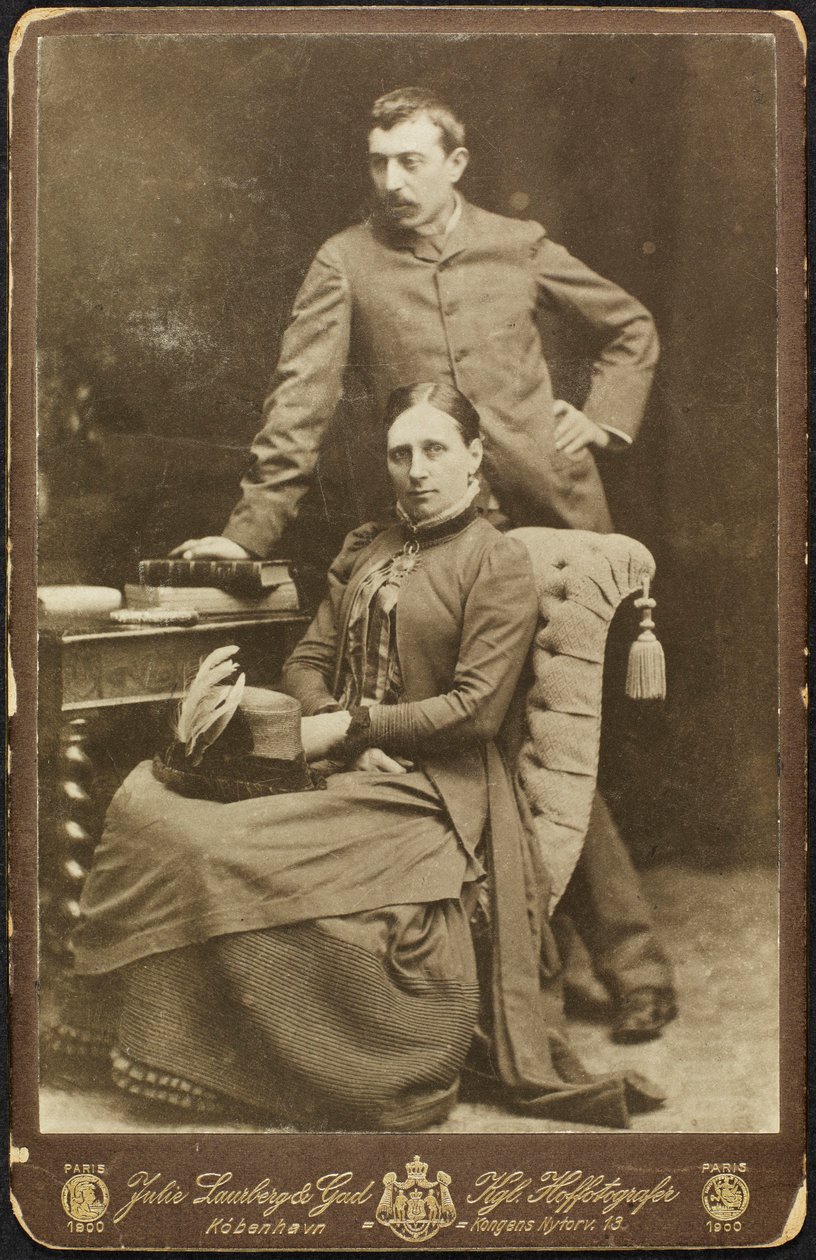 Ritratto di Mette e Paul Gauguin da Photo studio Julie Laurberg and Franziska