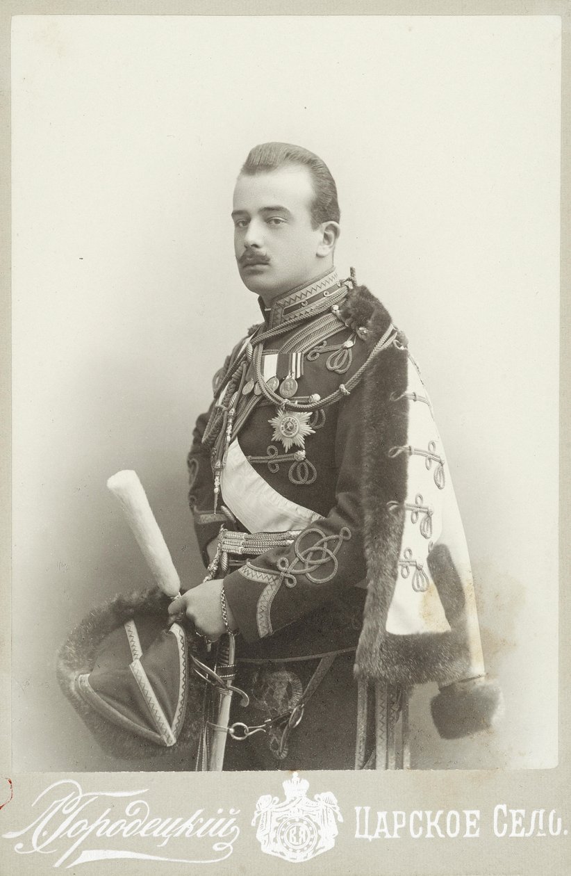 Granduca Boris Vladimirovich di Russia, c. 1900 da Photo studio L. Gorodetsky.