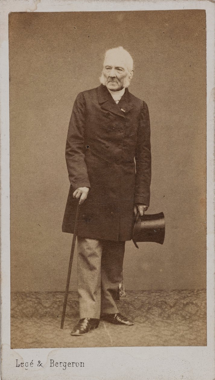 Ritratto del compositore Gustave Vogt 1781-1870 da Photo studio Legé and Bergeron.