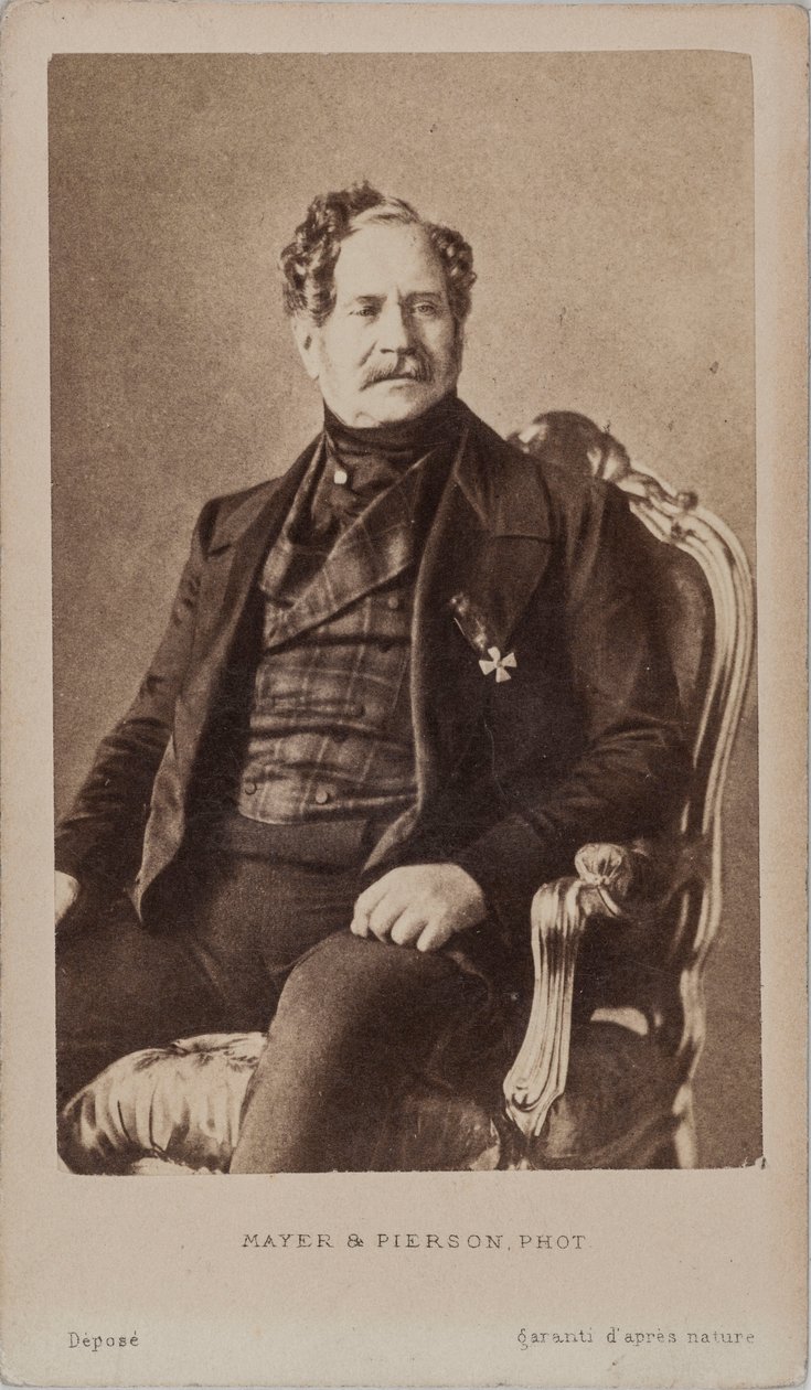 Ritratto del Conte Nikolai Alexeyevich Orlov 1827-1885, c. 1875 da Photo studio Mayer and Pierson.