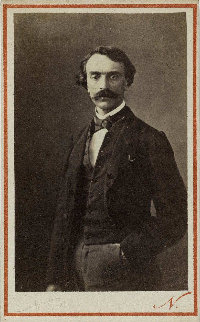 Ritratto di Jean-Léon Gérôme 1824-1904, c. 1870 da Photo studio Nadar.