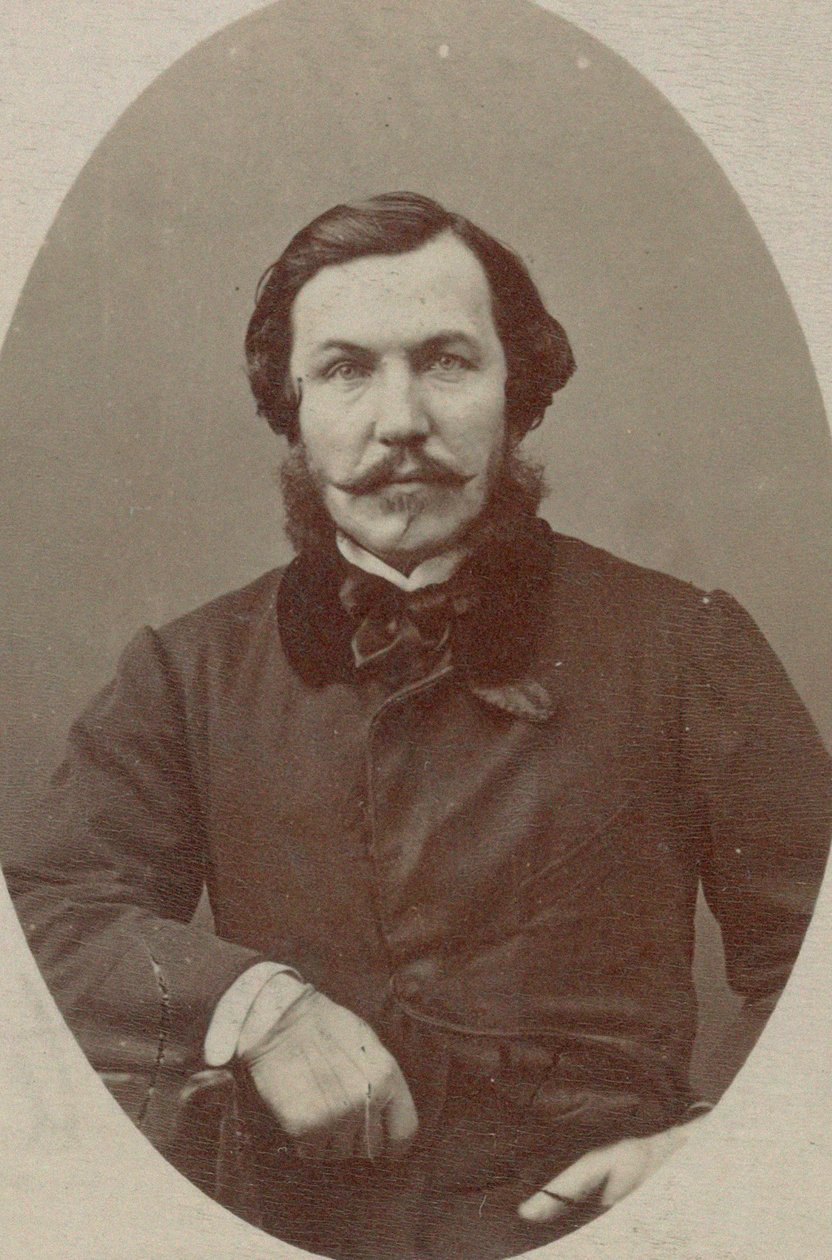 Ritratto del pianista e compositore Alfred Quidant, 1815-1893 da Photo studio Nadar.