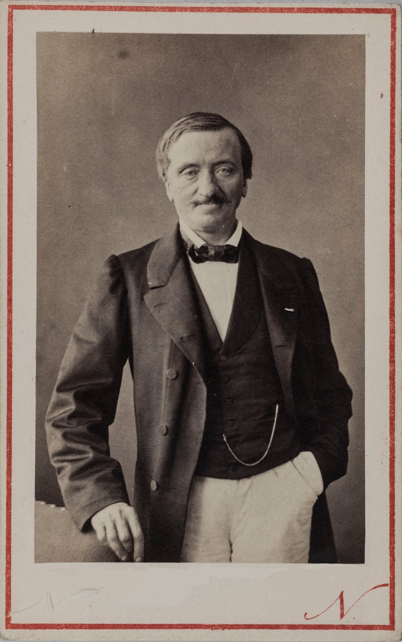 Ritratto del compositore Antoine Elwart 1808-1877, ca 1860 da Photo studio Nadar.