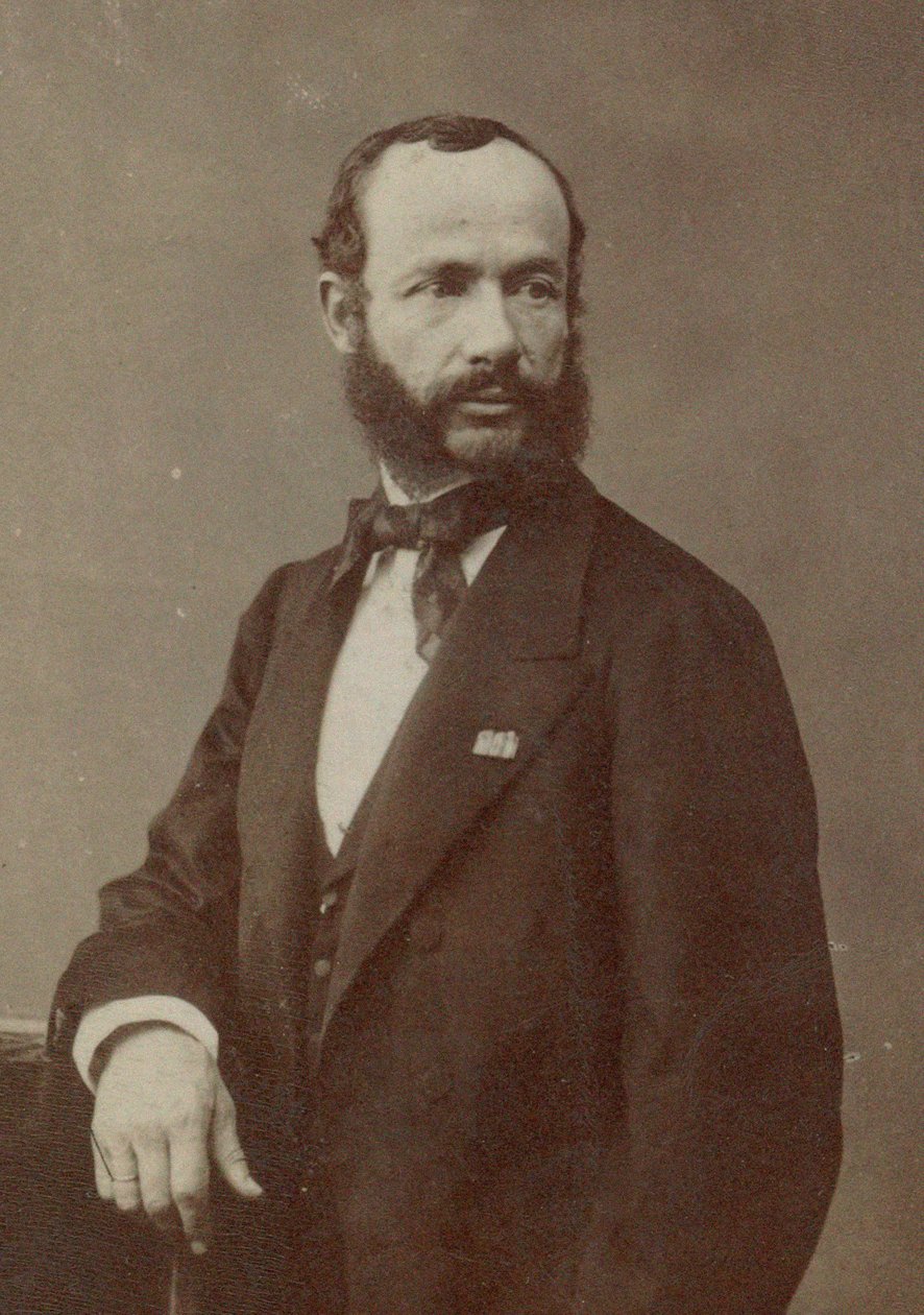 Ritratto del violinista e compositore Henri Vieuxtemps da Photo studio Nadar.