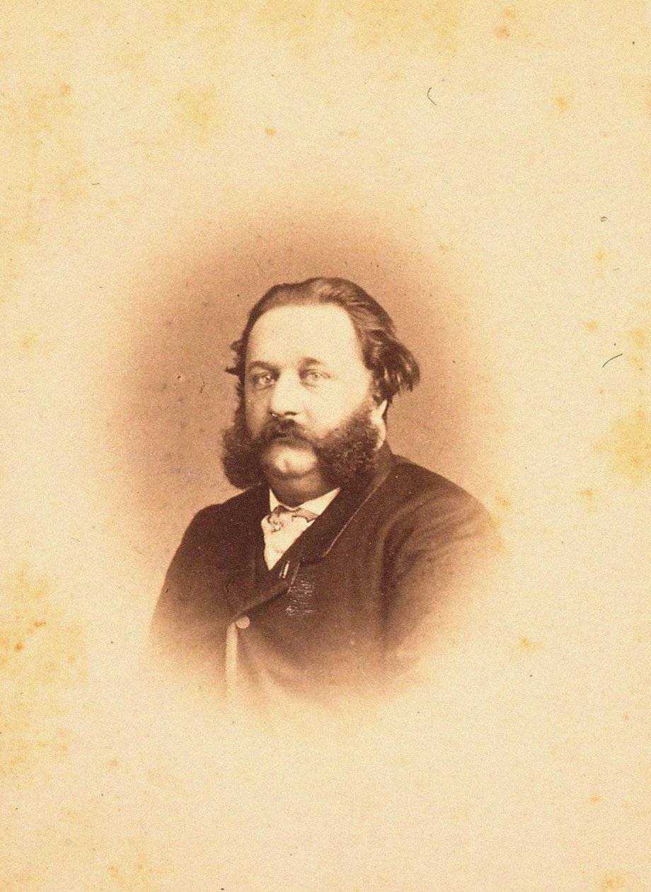 Ritratto del compositore Alfred Jaëll 1832-1882, 1866 da Photo studio Paetz.