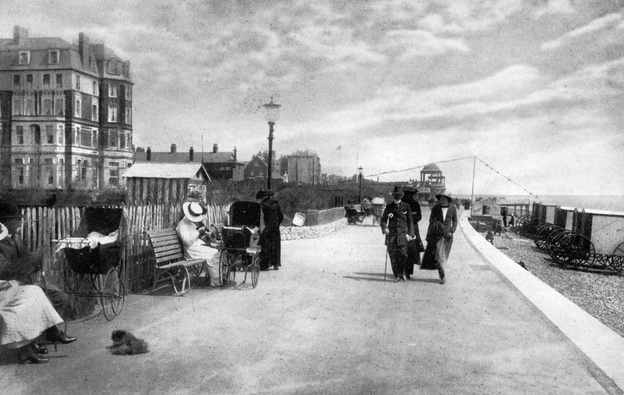 La Parata, Bexhill-on-Sea, East Sussex, inizio XX secolo da Photochrom Co Ltd of London