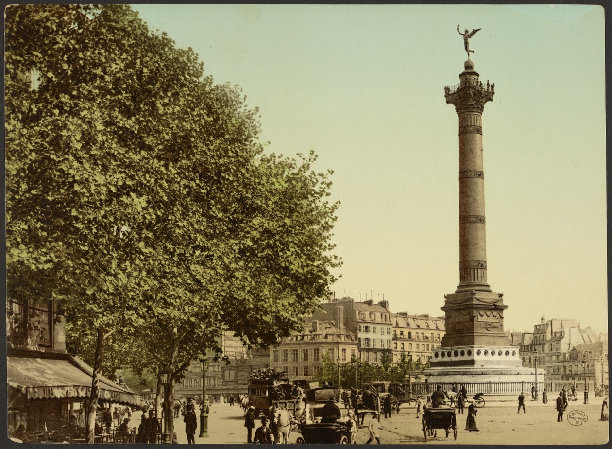 [Colonne de Juillet, Place de la Bastille, Parigi, Francia]. da Photochrom Zürich