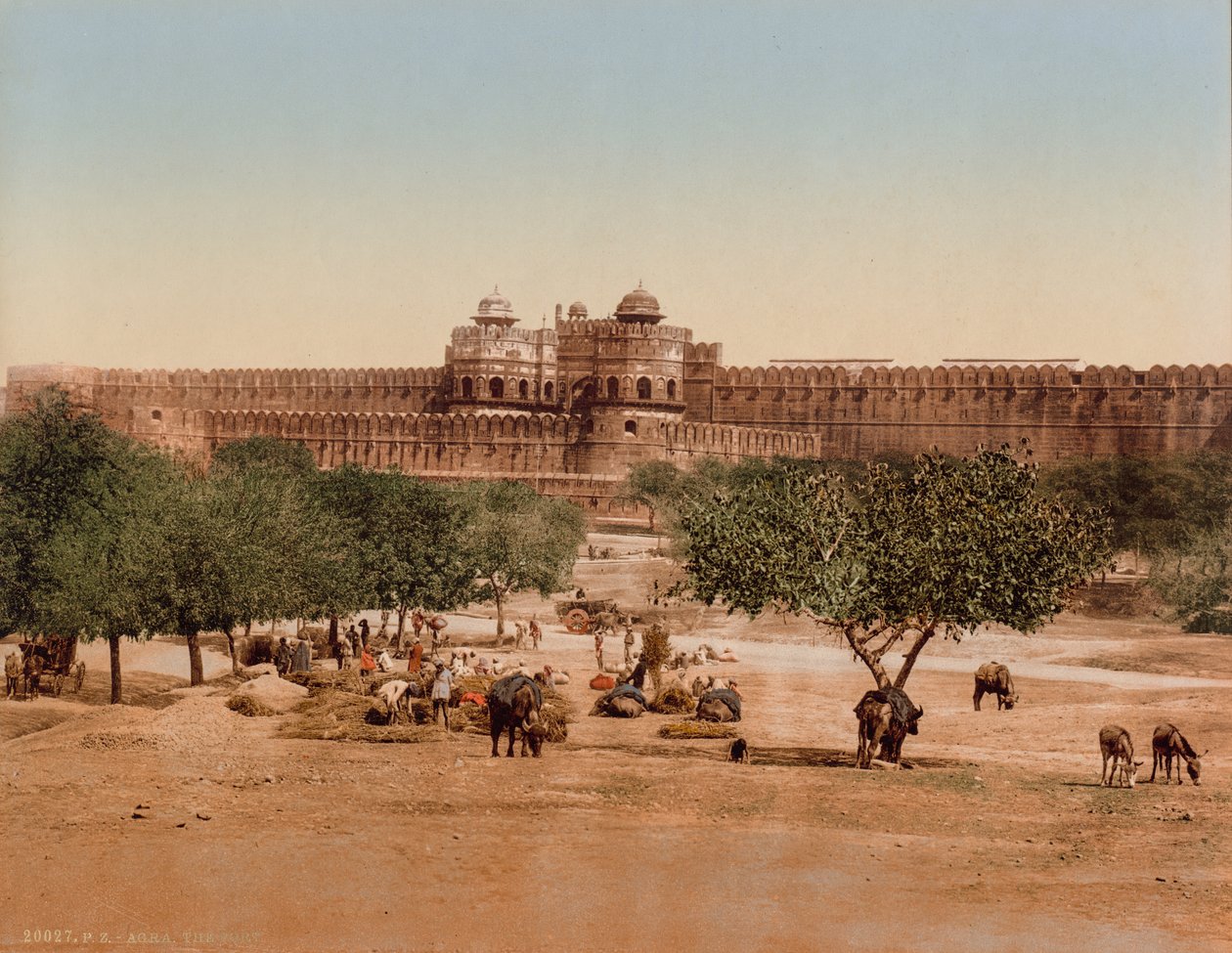 Agra. La fortezza da Photoglob Co. (Zurich, active c. 1890 1910)