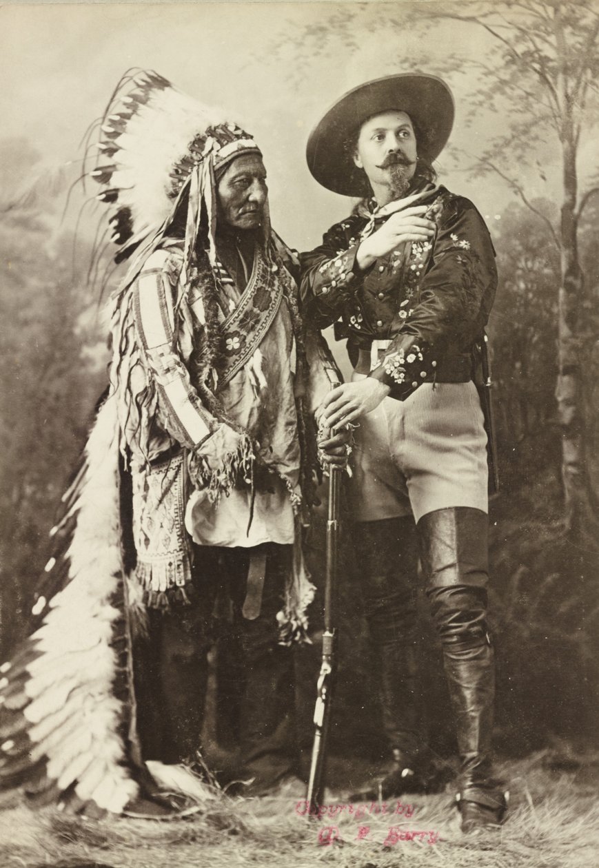 Toro Seduto e Buffalo Bill da Photographer Canadian