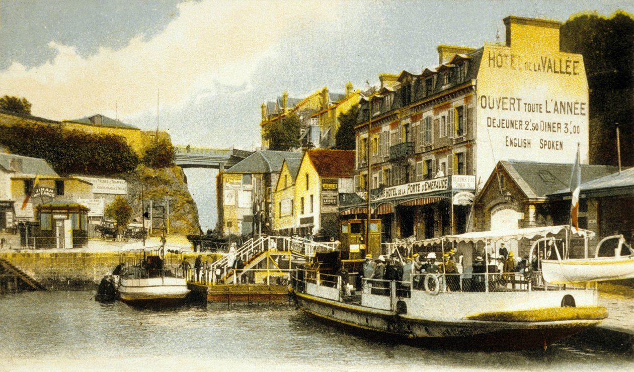 Cartolina di Dinard, Bretagna, c.1900 da Photographer French