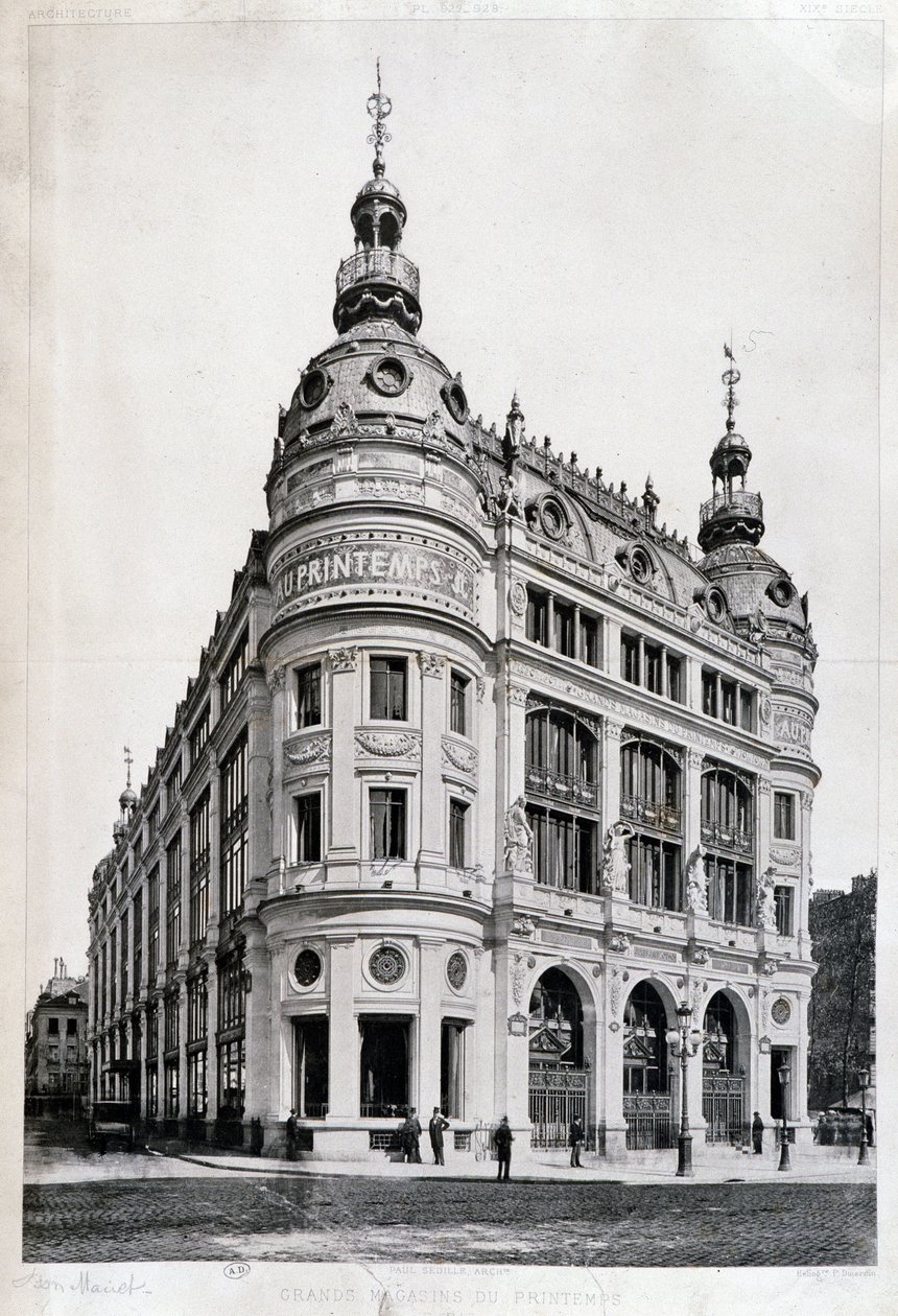 Grande magazzino Printemps a Parigi da Photographer French