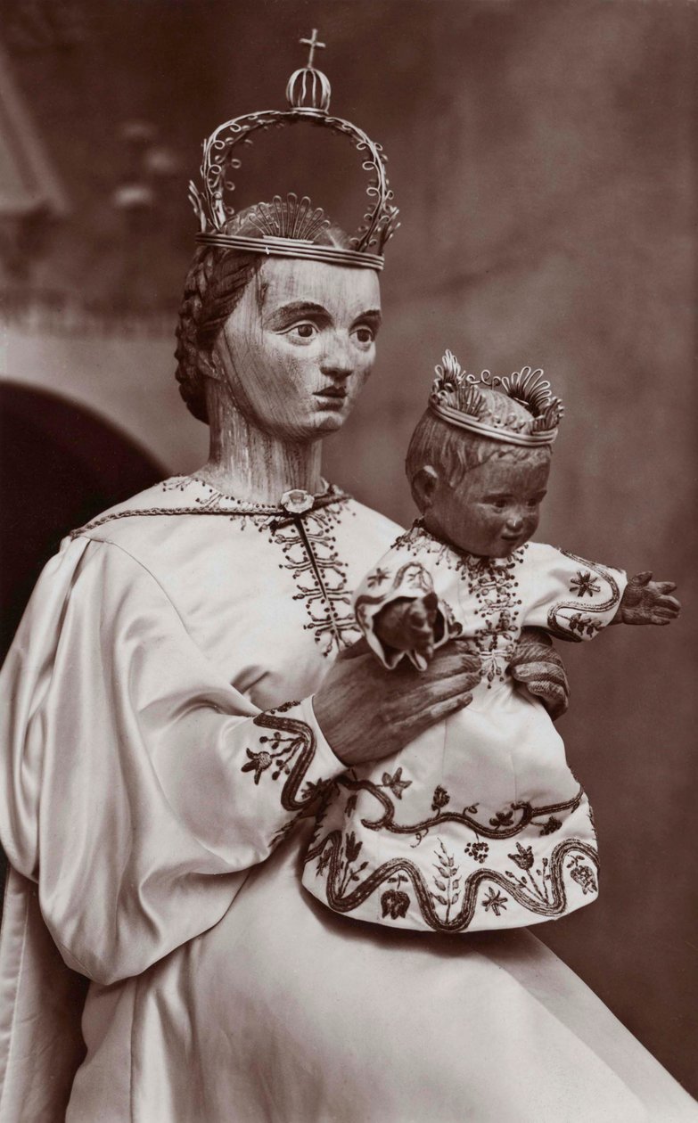 Vergine e Bambino, Padiglione Papale, Esposizione Universale di Parigi da Photographer French