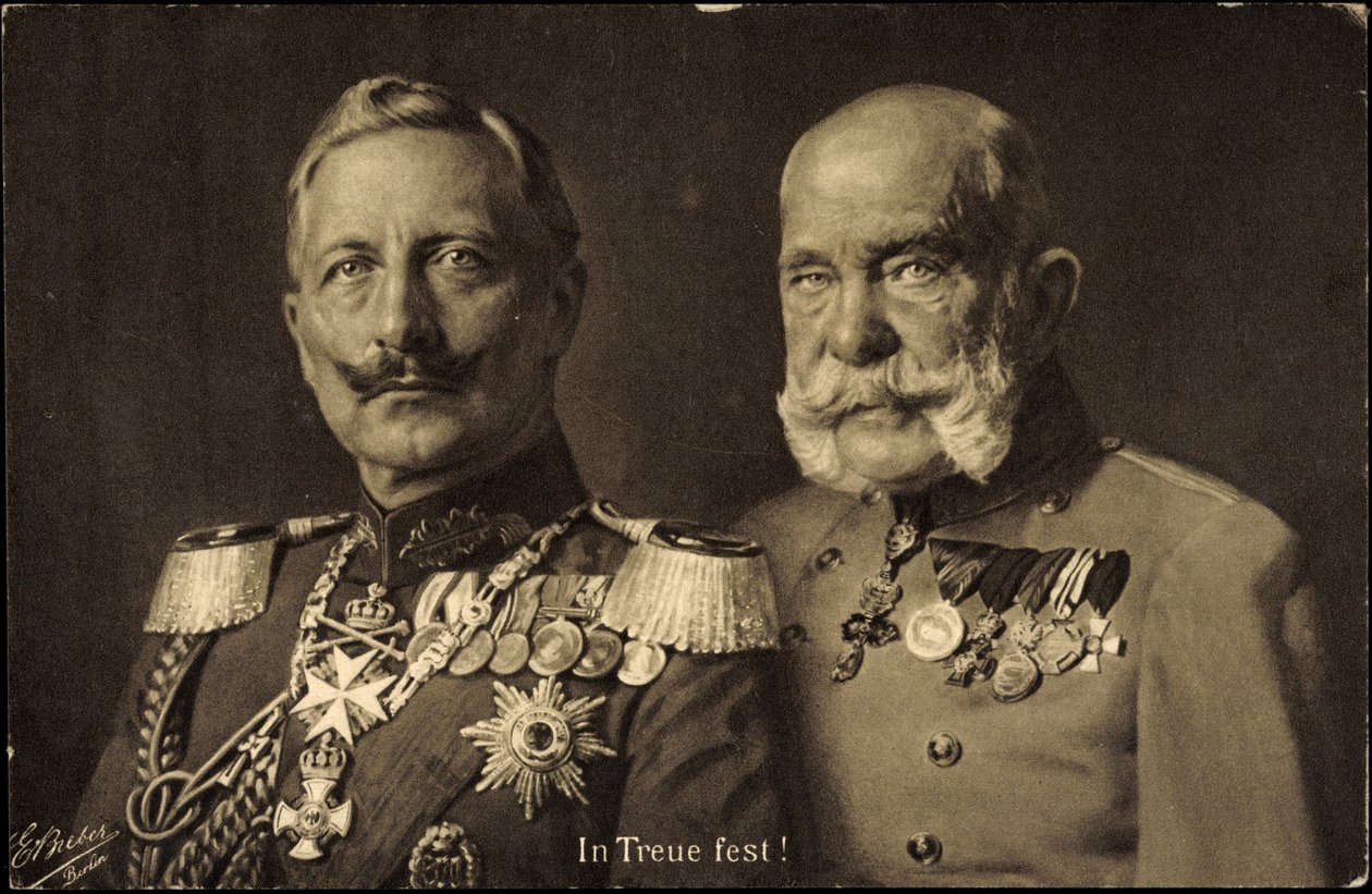Ak Kaiser Wilhelm II di Prussia con l