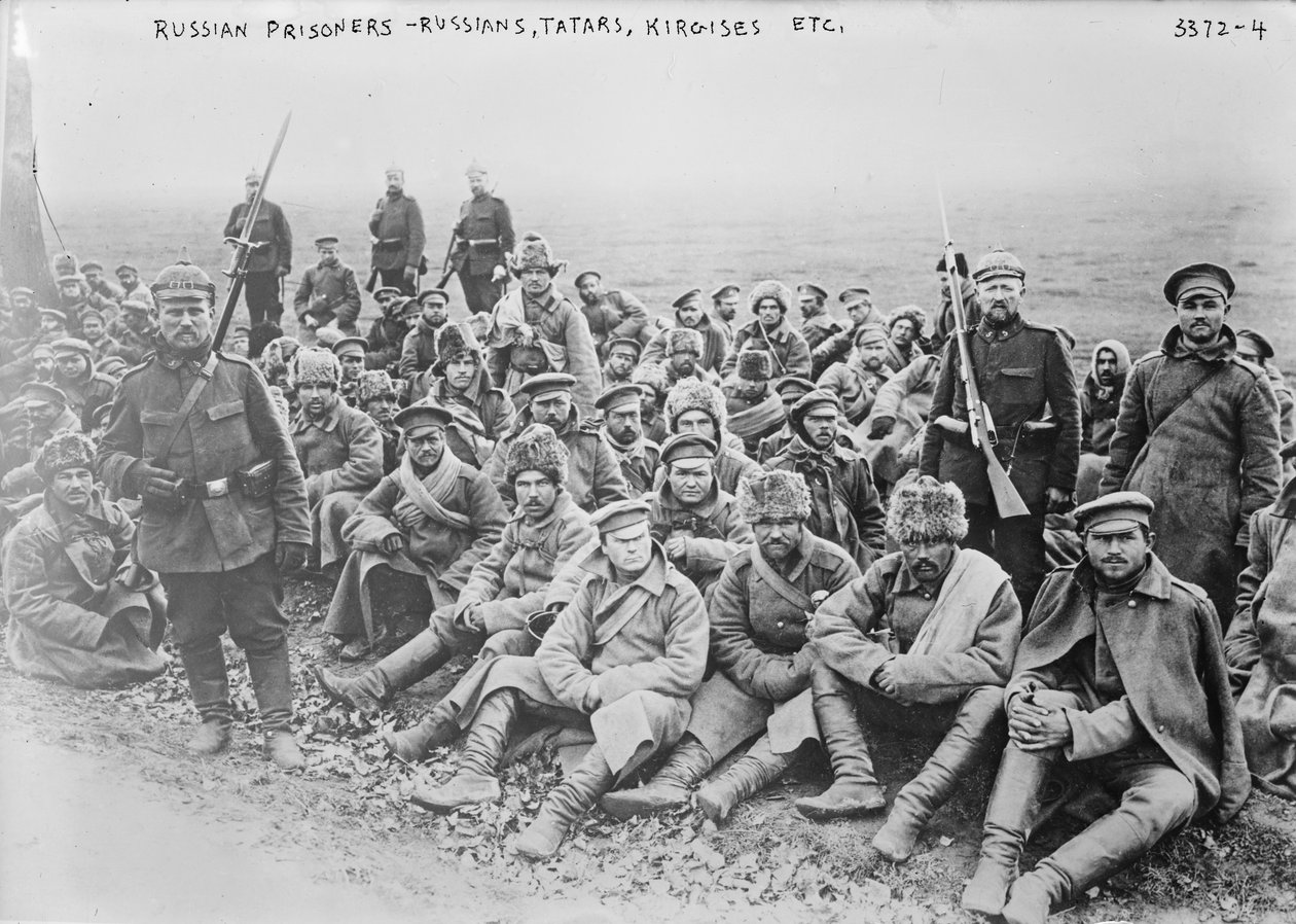 Prigionieri russi: russi, tartari e kirghisi da Photographer German