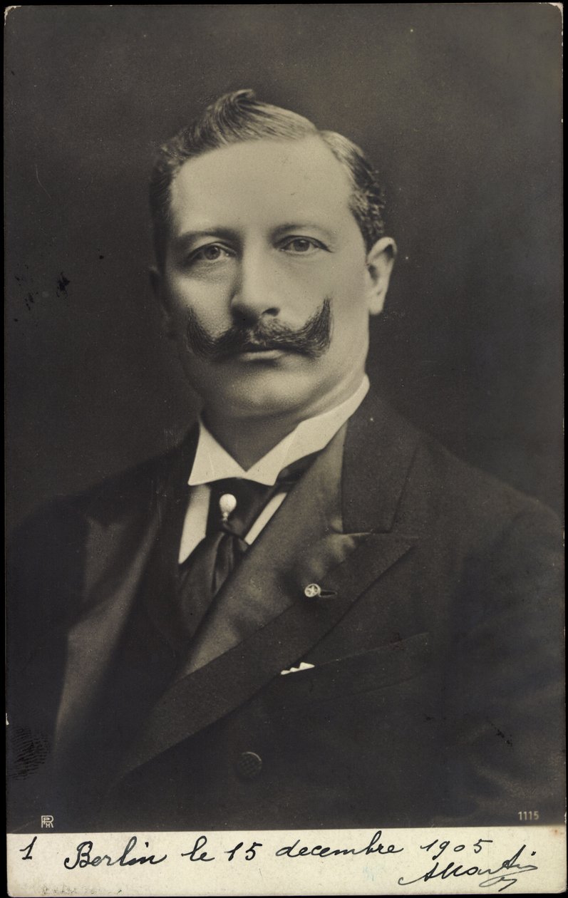 Giovane Kaiser Guglielmo II, Ritratto, Baffi, RPH da Photographer German