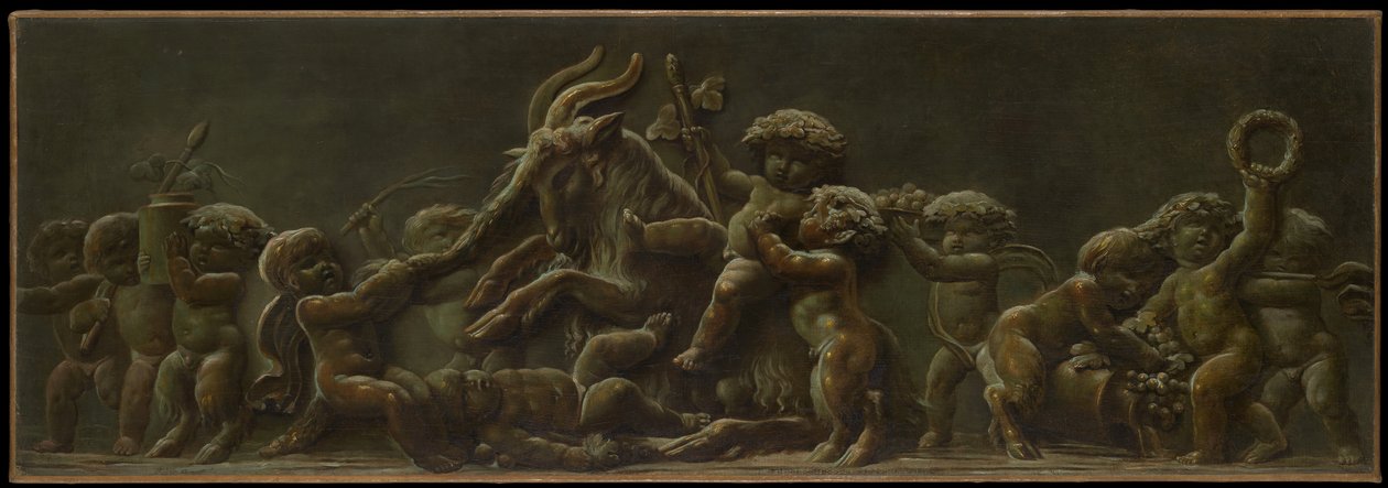 Baccanale infantile, anni 1780 da Piat Joseph Sauvage