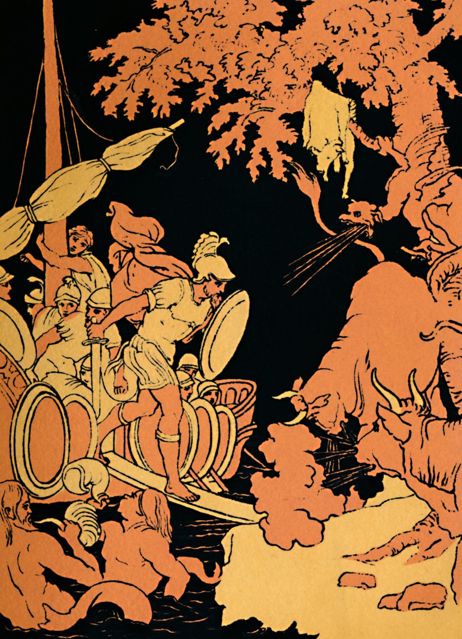 I tori sputafuoco, 1880 da Picart