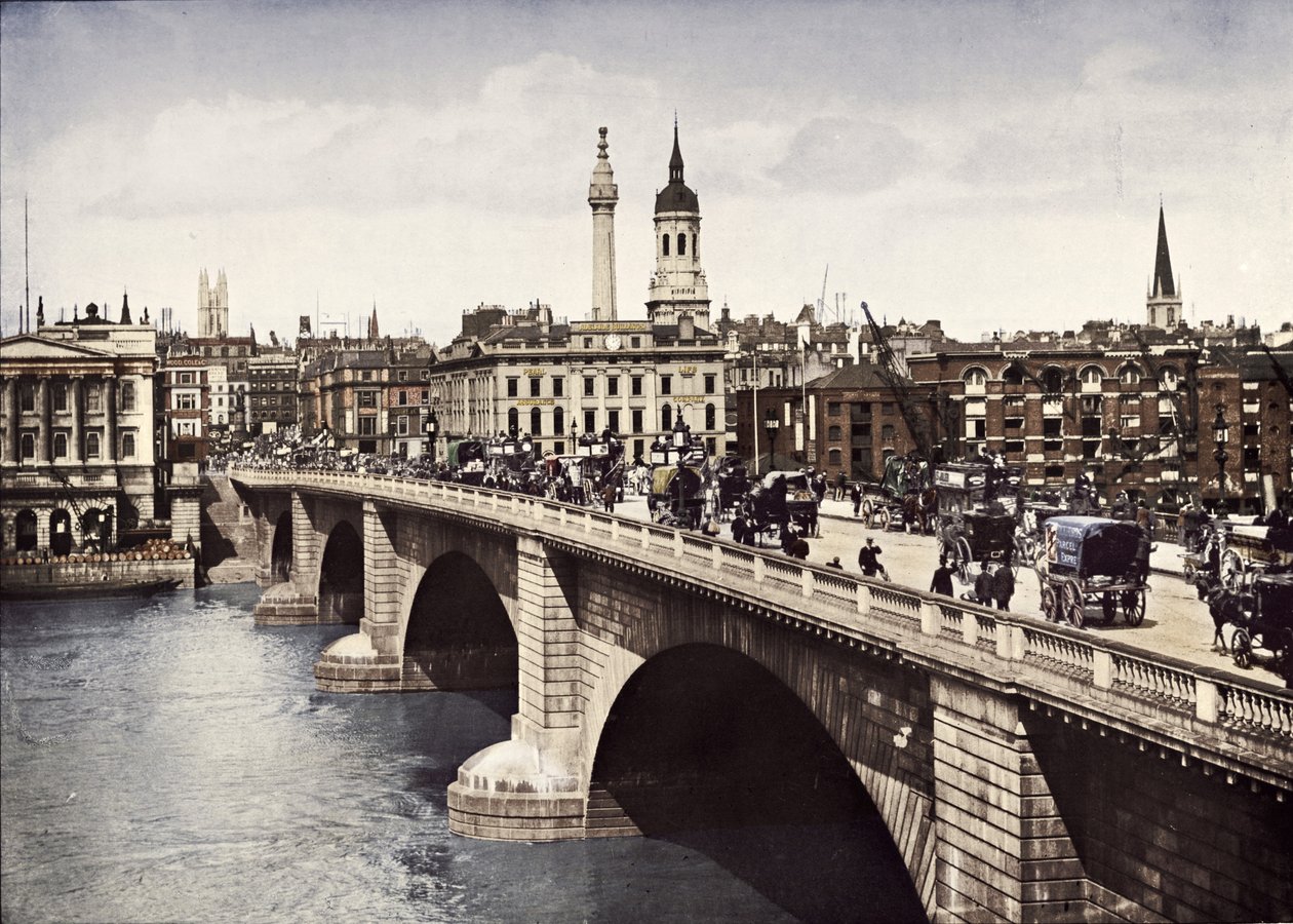 Ponte di Londra, Città di Londra, 1911 da Pictorial Agency