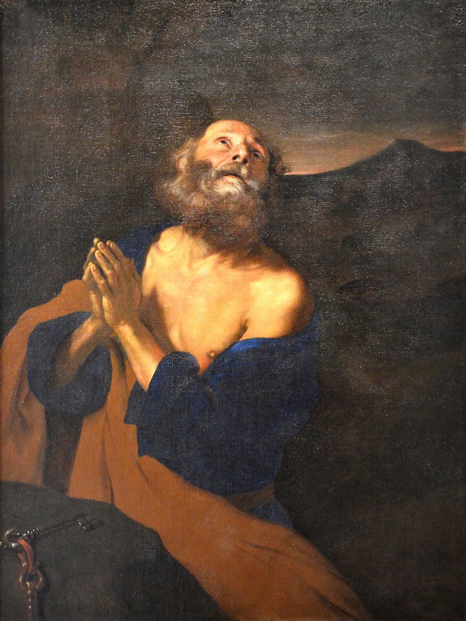 San Pietro in preghiera da Pier Francesco Mola