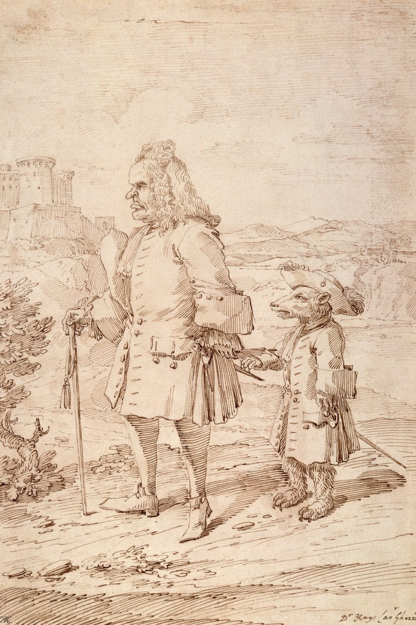 Dr. James Hay come capo orso, c.1704-29 da Pier Leone Ghezzi