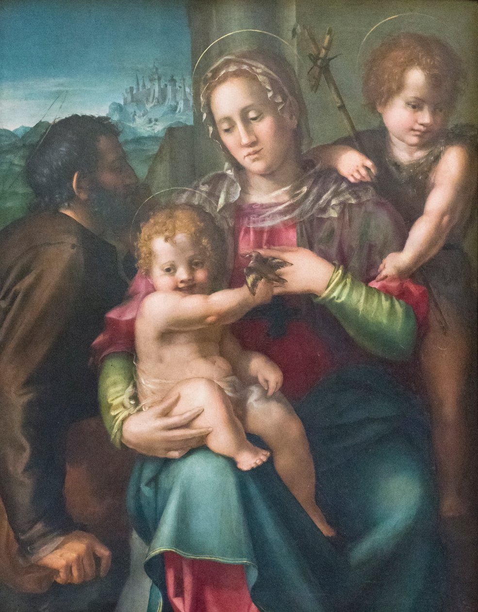 Sacra Famiglia con il giovane San Giovanni Battista da Pier Francesco Foschi