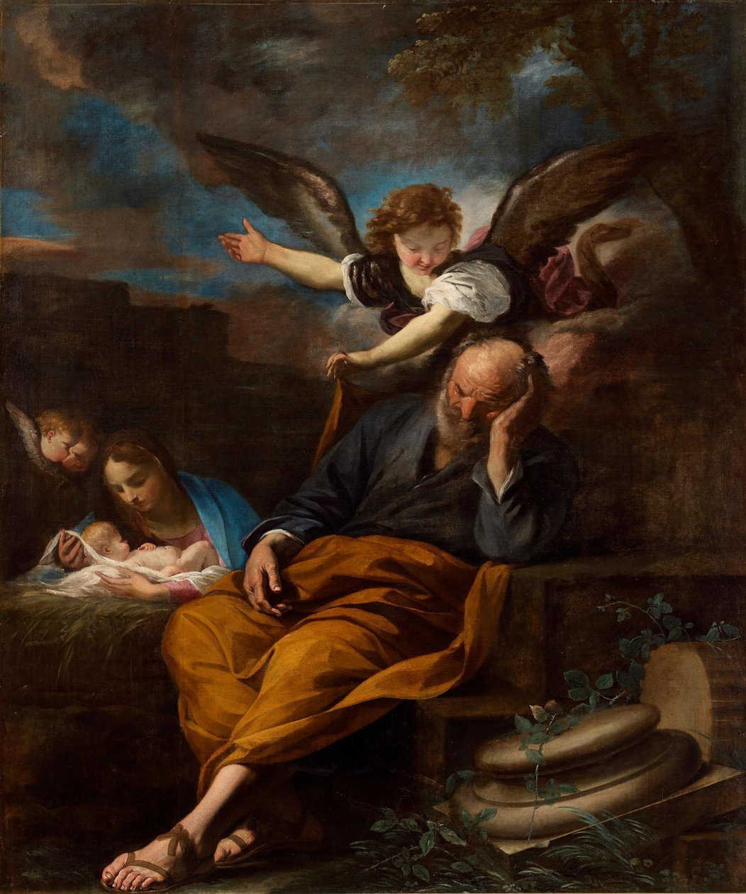 Il sogno di san Giuseppe da Pier Francesco Mola
